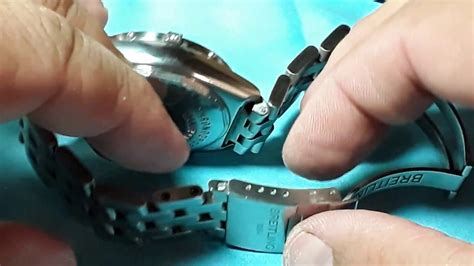 How to Resize a Breitling Pilot Bracelet 